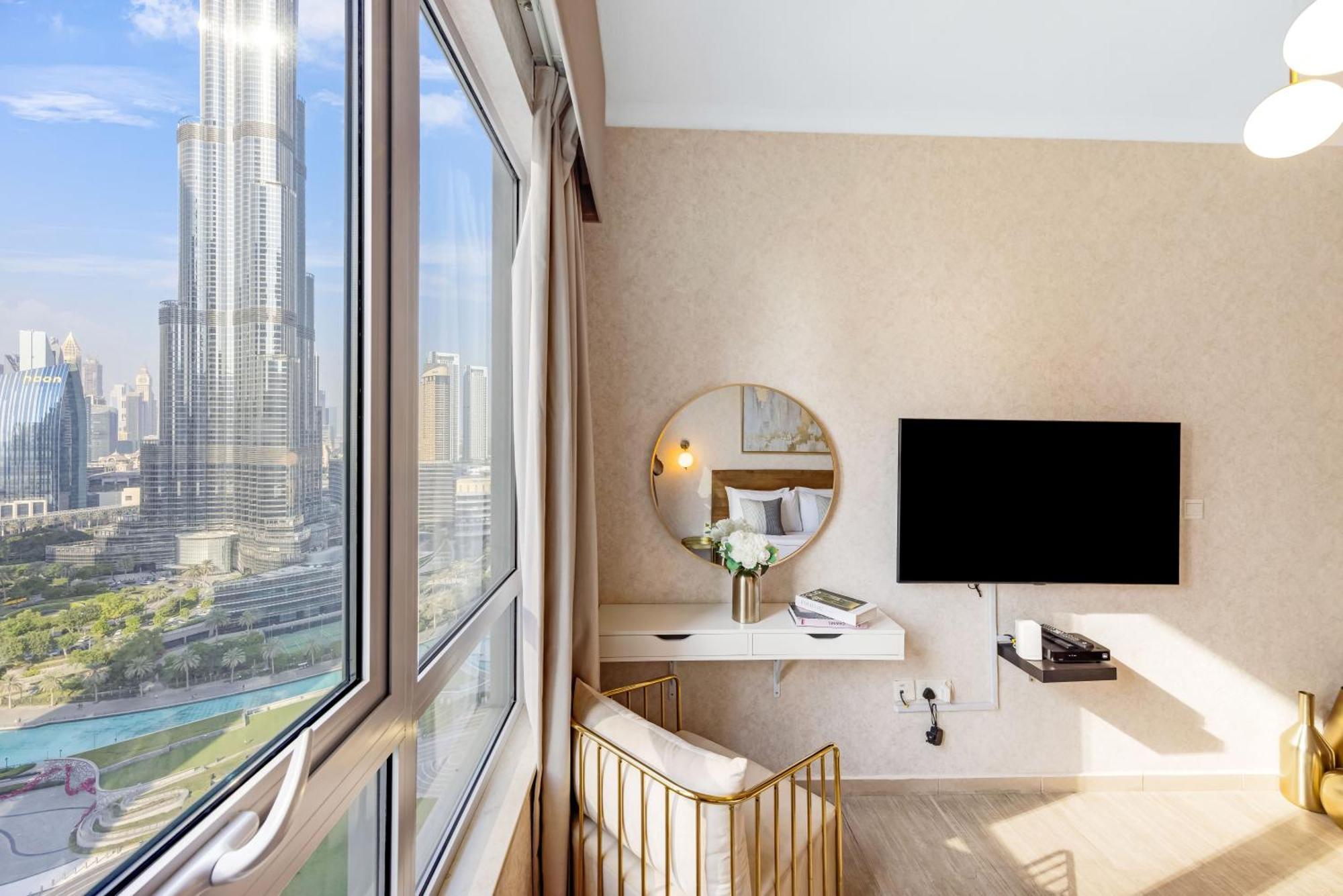 Durrani Homes - Grandiose 5Br Besides Dubai Mall With Burjkhalifa And Fountain View ภายนอก รูปภาพ