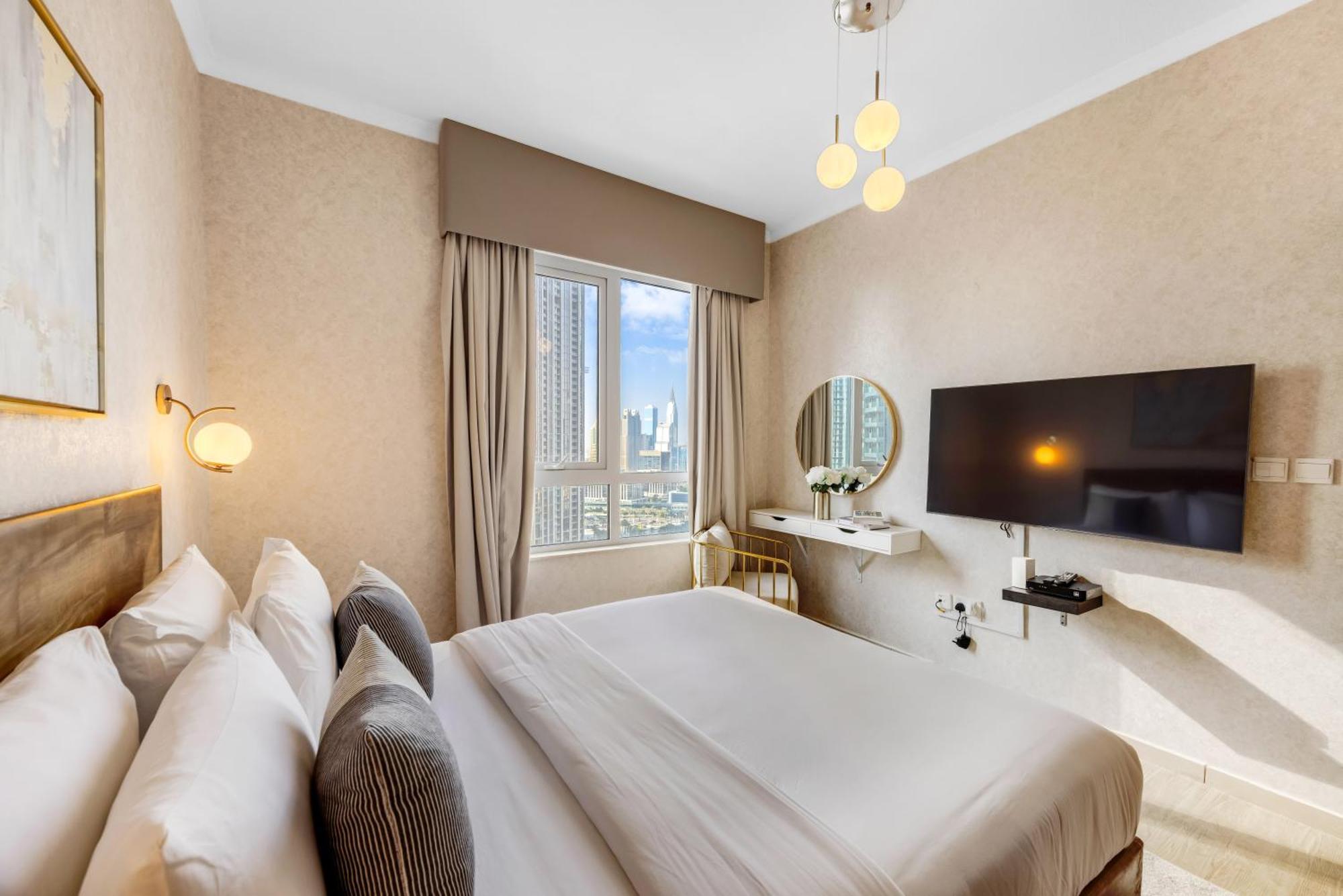 Durrani Homes - Grandiose 5Br Besides Dubai Mall With Burjkhalifa And Fountain View ภายนอก รูปภาพ