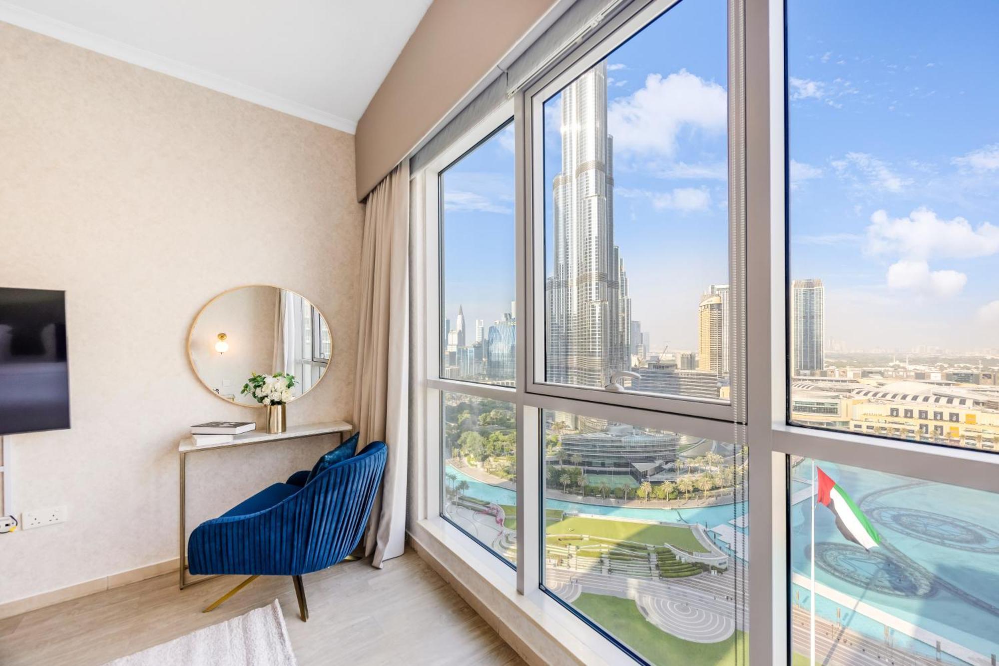 Durrani Homes - Grandiose 5Br Besides Dubai Mall With Burjkhalifa And Fountain View ภายนอก รูปภาพ