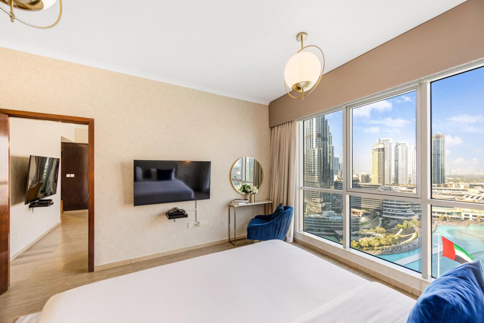 Durrani Homes - Grandiose 5Br Besides Dubai Mall With Burjkhalifa And Fountain View ภายนอก รูปภาพ