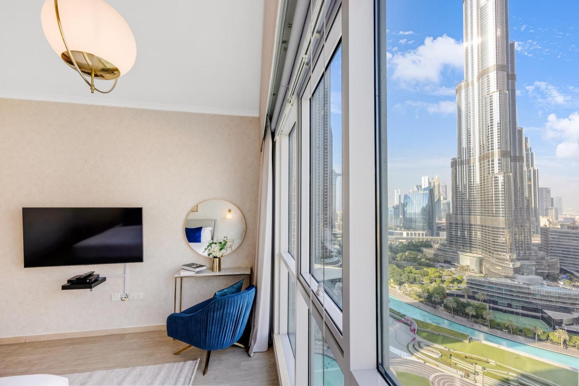 Durrani Homes - Grandiose 5Br Besides Dubai Mall With Burjkhalifa And Fountain View ภายนอก รูปภาพ