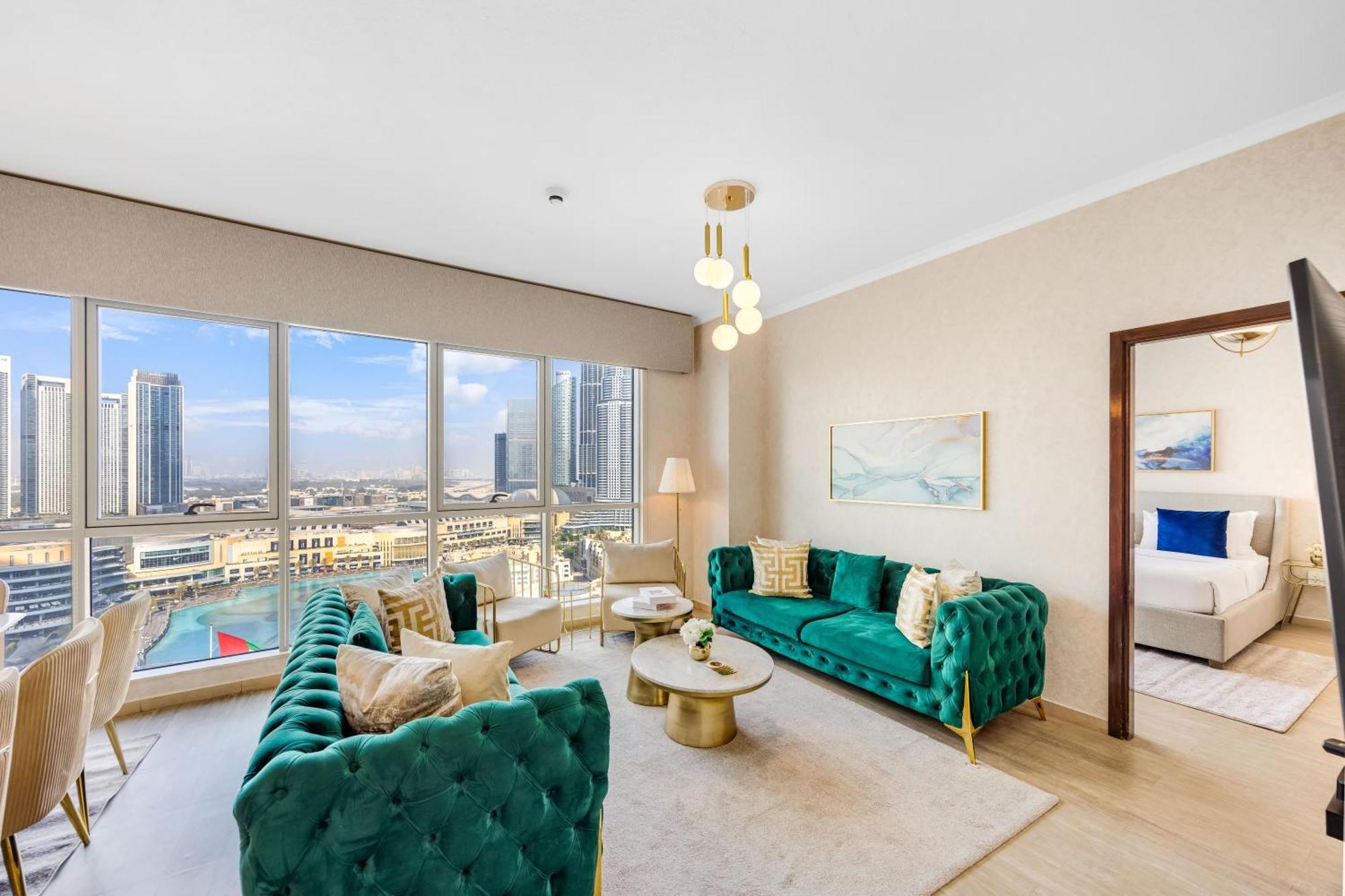 Durrani Homes - Grandiose 5Br Besides Dubai Mall With Burjkhalifa And Fountain View ภายนอก รูปภาพ