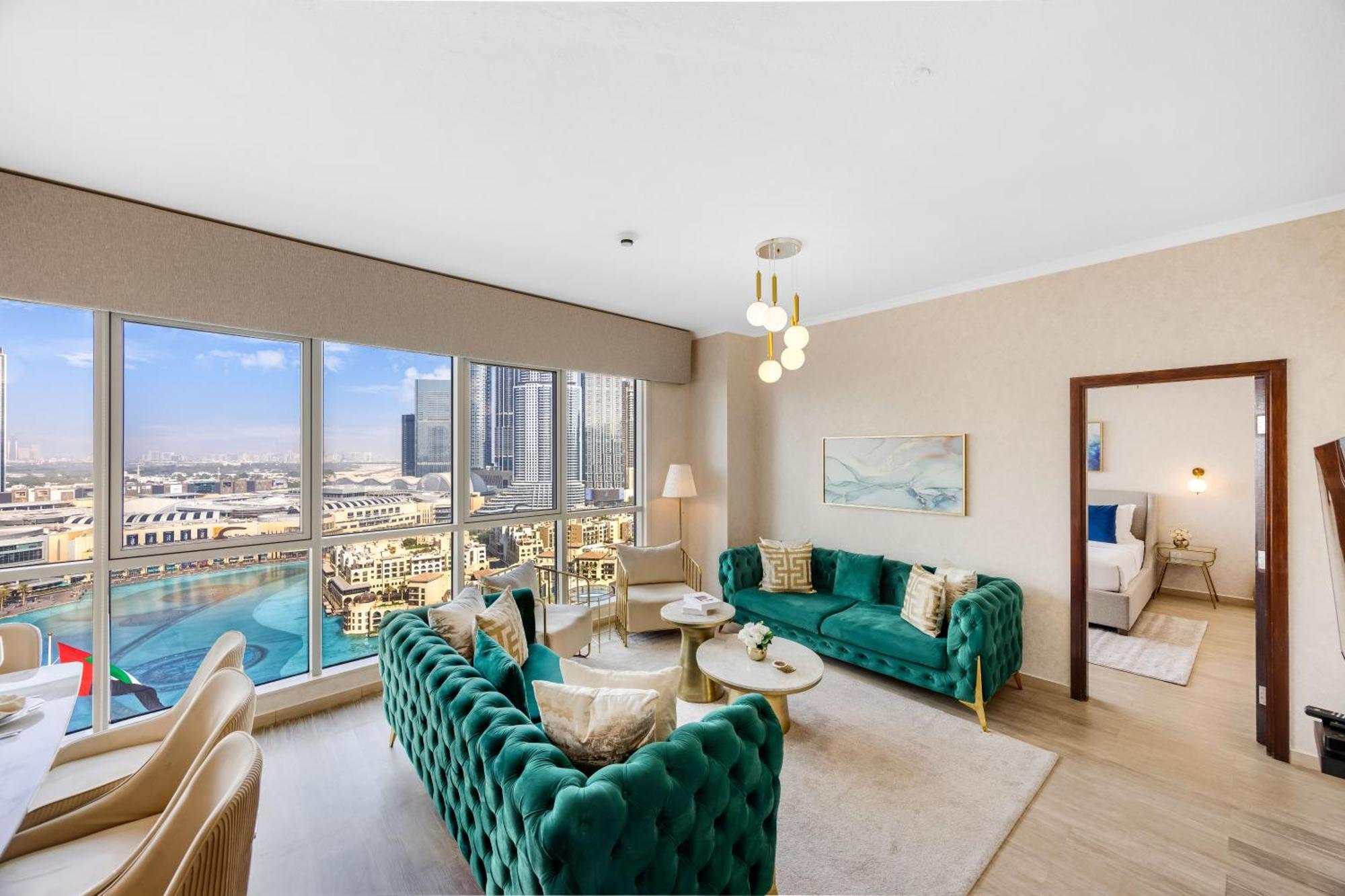 Durrani Homes - Grandiose 5Br Besides Dubai Mall With Burjkhalifa And Fountain View ภายนอก รูปภาพ