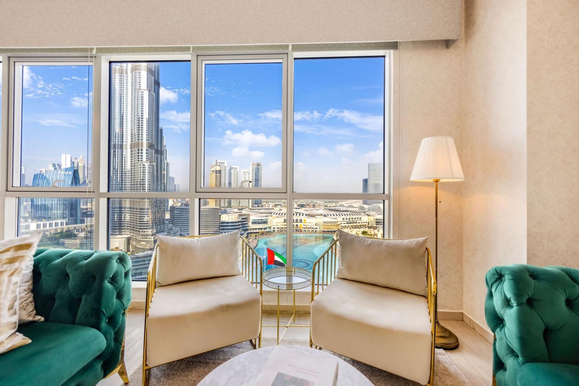 Durrani Homes - Grandiose 5Br Besides Dubai Mall With Burjkhalifa And Fountain View ภายนอก รูปภาพ