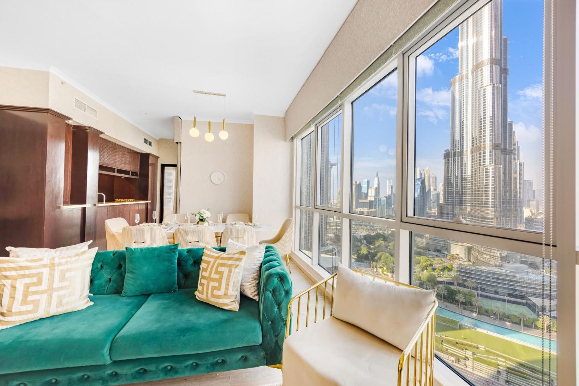 Durrani Homes - Grandiose 5Br Besides Dubai Mall With Burjkhalifa And Fountain View ภายนอก รูปภาพ