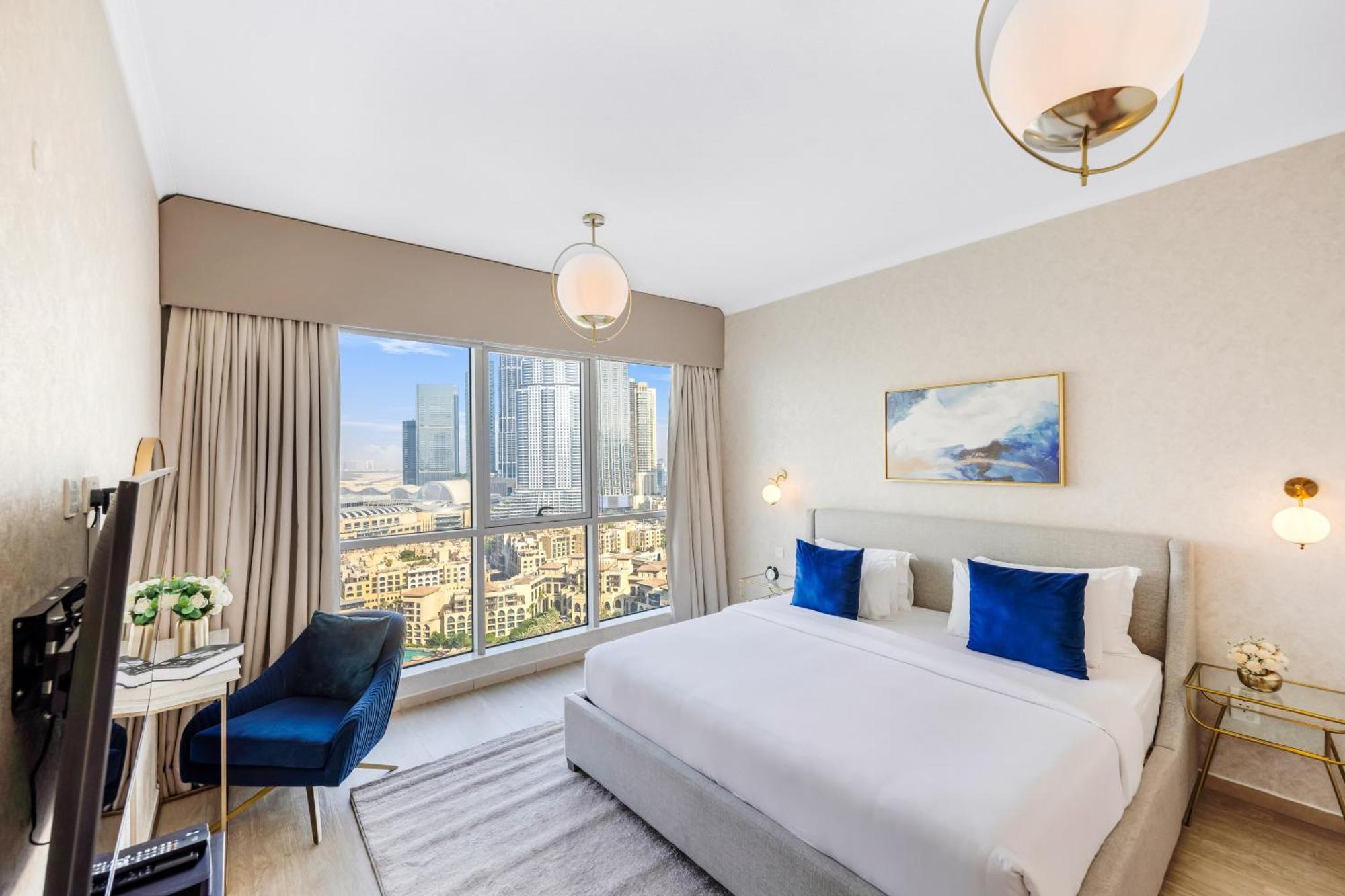 Durrani Homes - Grandiose 5Br Besides Dubai Mall With Burjkhalifa And Fountain View ภายนอก รูปภาพ