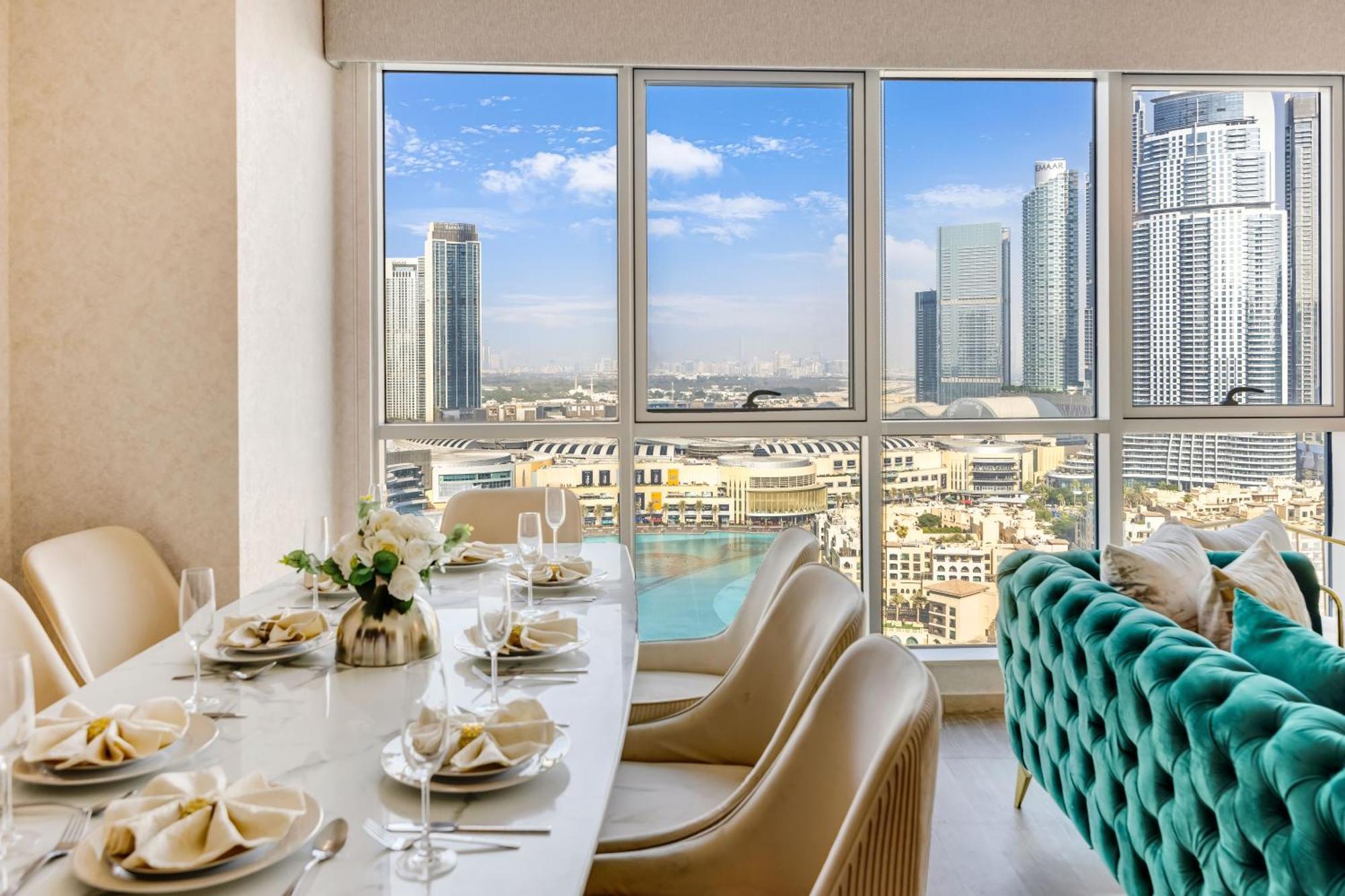 Durrani Homes - Grandiose 5Br Besides Dubai Mall With Burjkhalifa And Fountain View ภายนอก รูปภาพ