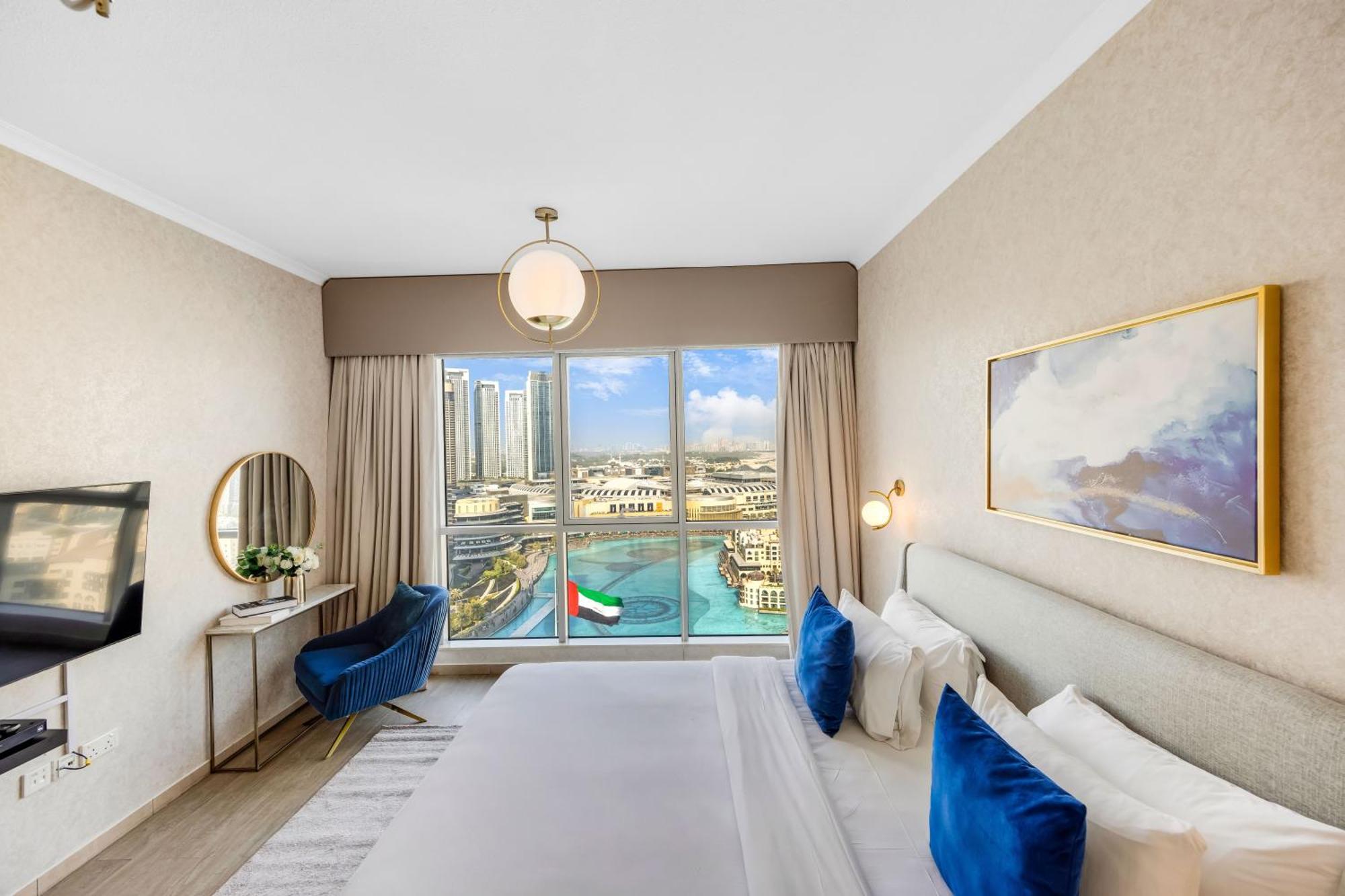 Durrani Homes - Grandiose 5Br Besides Dubai Mall With Burjkhalifa And Fountain View ภายนอก รูปภาพ