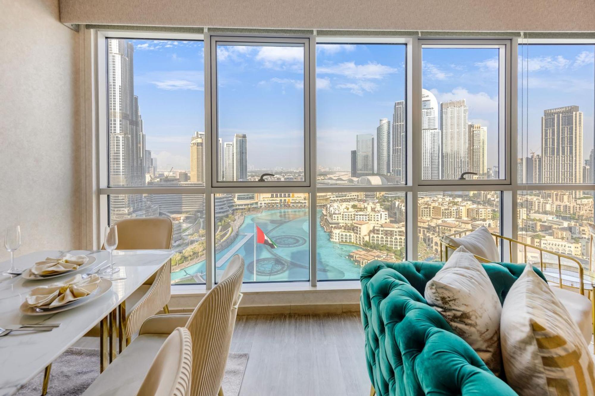 Durrani Homes - Grandiose 5Br Besides Dubai Mall With Burjkhalifa And Fountain View ภายนอก รูปภาพ
